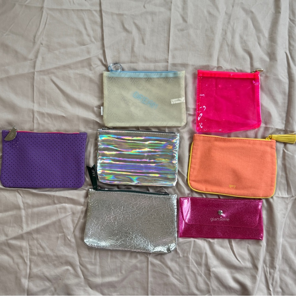 Colorful Cosmetic Pouch Set